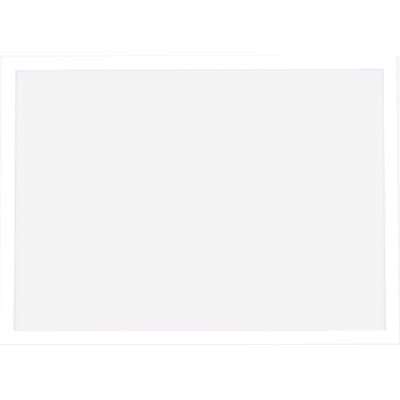 Magnetische Bestandsframe Transparant PVC Document Display Frame voor A4-formaat Briefpapier Foto wit