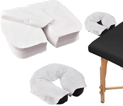 Ultra Zachte Massage Bed Cover, 200 Stuks Niet-Plakkende Hoofdkussenhoezen voor Massage Tafels, Spa en Wellness Gebruik