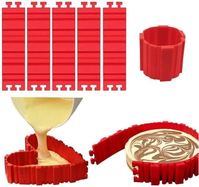 Puddingvorm Siliconen Cakevorm Cake Pan Snake DIY Bake Tools - Ontwerp uw Cakes Elke Vorm - 5 STKS - html content nodig puddingvorm