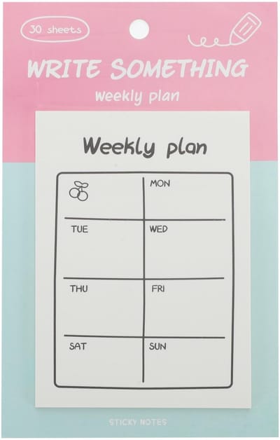 Dailygoods- Memo-pads - Zelfklevende Notities - Duurzaam Gerecycled Papier - Praktisch Formaat - Voor Thuis/Kantoor - Betrouwbare Lijm - Plaknotities