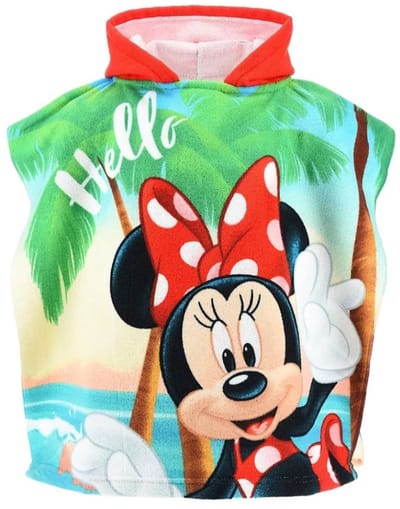Minnie Mouse op het strand badponcho 55x110cm sneldrogend