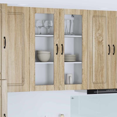 vidaXL - Vaatwasserpaneel - Kalmar - Sonoma - Eik - 80 - x - 31 - x - 100 - cm