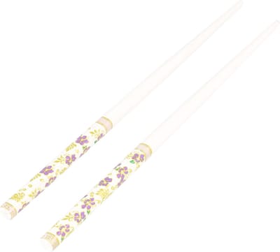 Haarsoires Haarspeld Haarpinnen 18cm - Haarstokjes - Bloemen - Hout - Wit – Set van 2 - Hair Sticks - Japanse Opsteekstokjes - Haaraccessoire voor Opsteekkapsel - Sierpinnen voor Opsteekkapsels - Hair Pins