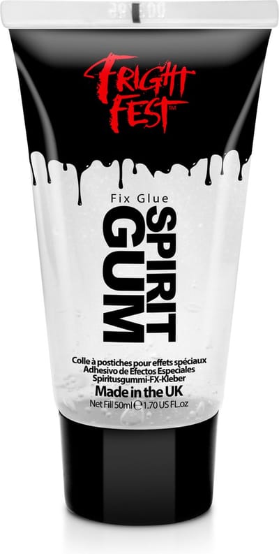 PaintGlow - Spirit Gum Fix Glue - SFX makeup - Huidlijm - Halloween - Transparant - 50 ml
