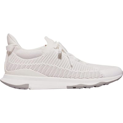 FitFlop Unisex-sportschoenen voor volwassenen, model Vitamin FFX, gebreid en waterafstotend (Wit/Grijs)