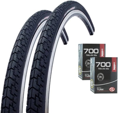 Fietsbanden Set - Binnenbanden 28 Inch - Fiets Reparatie - Met Ventiel - 37-622
