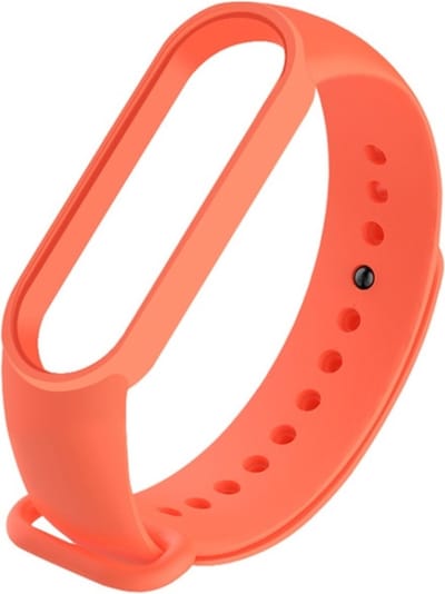 Siliconen bandje - geschikt voor Xiaomi Mi Band 5 / Mi Band 6 - oranje