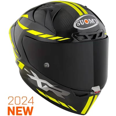 Suomy S1-XR GP Carbon Hypersonic E06 Zwart Geel Integraalhelm - Helm