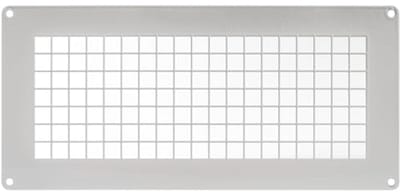 Galvanized Steel Rectangular Crawling Grid 250 x 120 mm - Ventilation Grille for Air Supply and Exhaust Protection