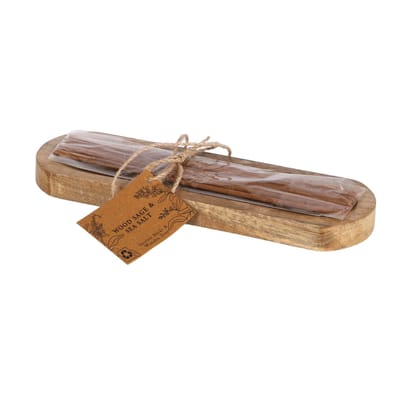 Hout, Salie & Zeezout - Geurstokjes - Lichtgroen Hout - 24 x 7,5 x 2 cm