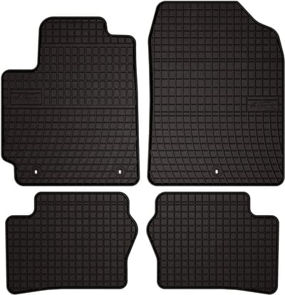 Wielganizator SolidPRO Serie - Zwarte Rubberen Automatten - Kia Picanto III - Op Maat - Bescherming