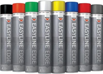 Rocol RS47007 Easyline Edge permanente markeerverf in spuitbus - grijs