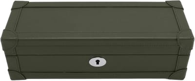 Horloge Opbergdoos - Sieraden Organizer - Veilige Opslag - Vocht- en Stofwerend - 31 x 10.5 x 9 cm - Groen