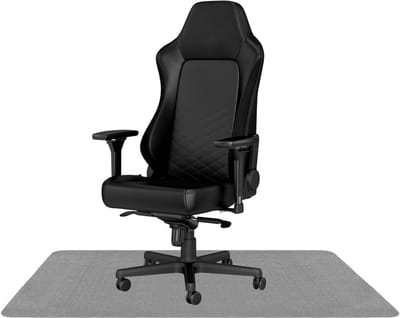 Stoelmat Bureau - Vloerbeschermer - Hardhout Vloer - Anti-slip - 55x35 inch - Donkergrijs