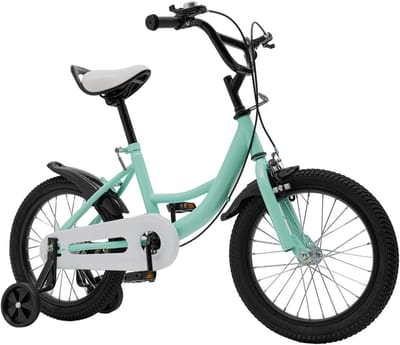 Kinderfiets - Loopfiets Balansfiets - Veilig Leren Fietsen - Dubbel Remsysteem - 16 Inch - Groen