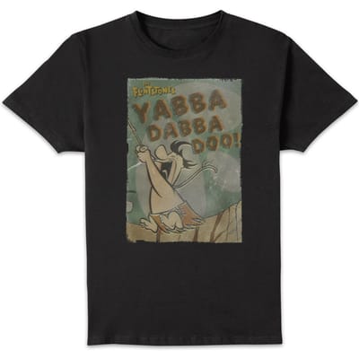 The Flintstones Yabba Dabba Doo! Men's T-Shirt - Black - S