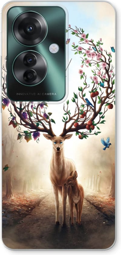 Case Company® - Hoesje geschikt voor Oppo Reno 11 F hoesje - Seasons Change - Soft Cover Telefoonhoesje - Bescherming aan alle Kanten en Schermrand