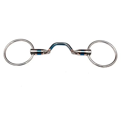 Dubbel bit voor paarden Trust Sweet Iron Loose ring wideport segundo