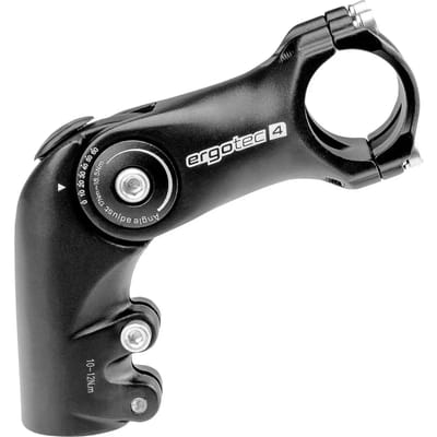 Urban-trekking verstelbare aluminium stuurpen voor vork Ergotec Octopus 31,8 L 90 mm 1"1-8 (Homologue Level 4)