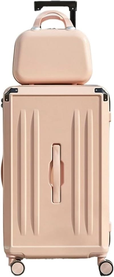 Reiskoffer 2-delig - Handbagage Trolley - Reizen en Zaken - Lichtgewicht ABS+PC Materiaal - 26 inch - D