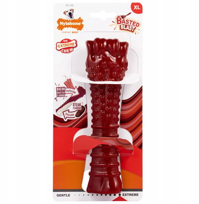 Nylabone Power Chew Basted Blast Bone XL - Hondenspeelgoed, Bacon & Steak
