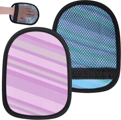 2 Stuks Zandverwijder Handschoenen, Stripes Zandverwijderaar voor Strand, Ideaal voor Strandactiviteiten en Reizen aan Zee