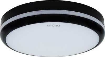 ASTRO Plafondlamp - Keuken/Badkamer/Buiten - Aanpasbare kleur CCT - Aanpasbare watt 12/15/18w -1150 / 1380/ 1600Lumen - Zwart - 220mm - IP54