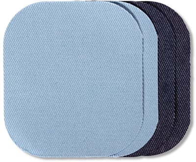 PRYM Patches Jeans opstrijkbaar 8x9 l'/d'blauw 929290 - Prym