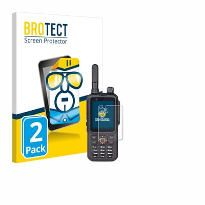 BROTECT - Screenprotector voor Inrico T320 - Folie Beschermfolie transparant 2 Stuks
