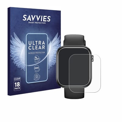 Savvies - Screenprotector voor RLQA G104 1.83" - Folie Beschermfolie transparant 18 Stuks