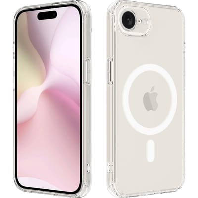 CaseBody Apple iPhone 16e/17e MagSafe Airbag Hoesje Transparant