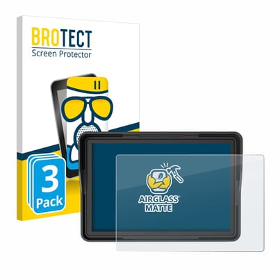 BROTECT - Screenprotector voor Essgoo Motorrad Carplay 5" - Folie Beschermfolie Beschermglas matte 3 Stuks