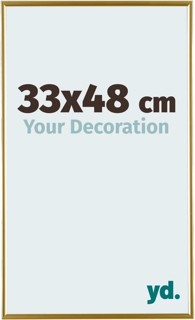 Your Decoration - Fotolijst 33x48 cm - Kunststof - Goud - Evry