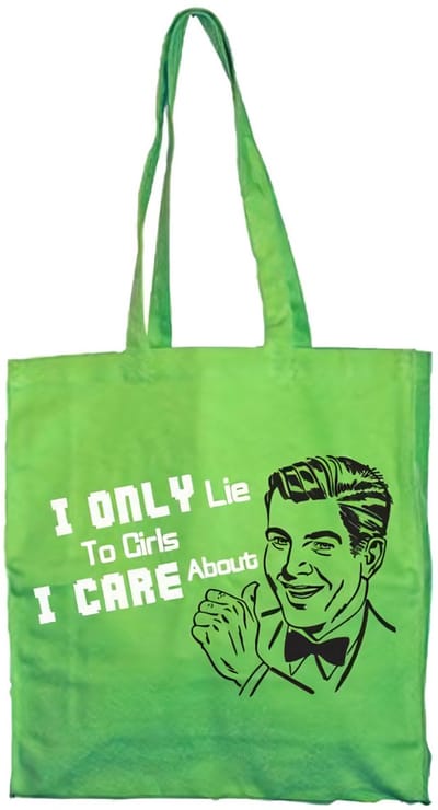 Tokigt I Only Lie To Girls-draagtas SH-4-14035-LFH3-4