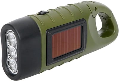 Natuurlijker leven - Opwindbare Zaklamp - Led Knijpkat met Dynamo - Handmatig zonder Batterij Oplaadbaar - Noodpakket