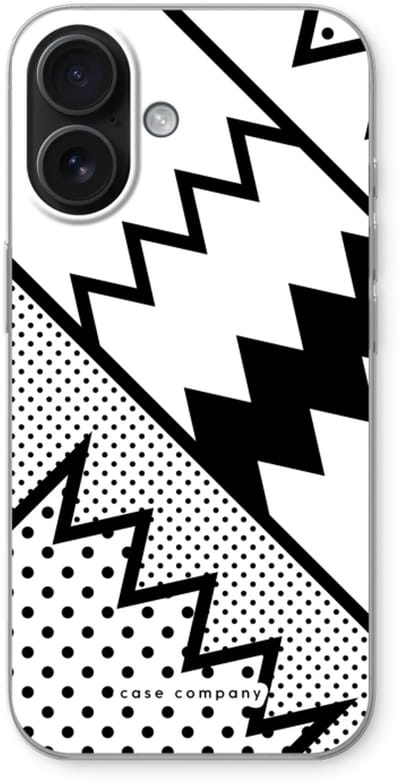 Case Company® - Hoesje geschikt voor iPhone 16 hoesje - Pop Art #5 - Soft Cover Telefoonhoesje - Bescherming aan alle Kanten en Schermrand