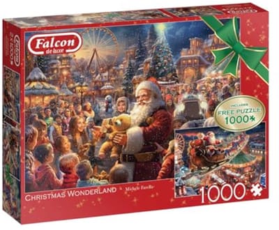 Kerst Wonderland - 2x1000 Stukjes Puzzel
