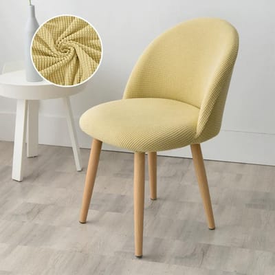 1 /2 /4 /6 stuks eendenbek stoelhoes polar fleece fauteuilhoezen nieuwe stijl elastische Scandinavische stoelhoes voor keuken hotel thuis 2 Pieces