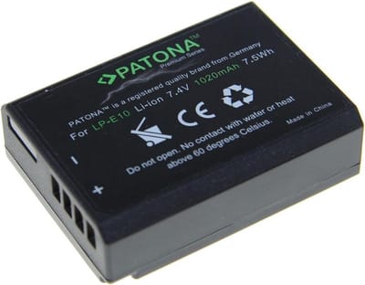 Patona Premium Canon LP-E10 accu / batterij 1020mAh 7.4V