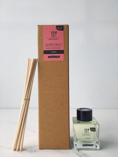 Yours Naturally Geurstokjes - Stoofpeer - Vegan - zonder oplosmiddel - 50ml - Trendy