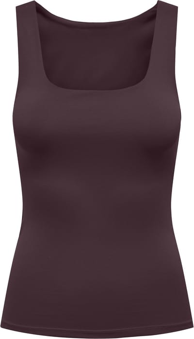 ONLY dames top 2-ways fit bordeaux rood