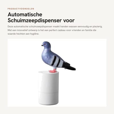 Dailygoods- Zeepdispenser Automatisch - Handenvrije Schuimzeepdispenser - Zeepdispenser Badkamer - Innovatieve Zeepdispenser - Herbruikbare Zeepdispenser - ABS-Kunststof. - Handzeepdispenser