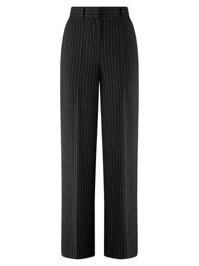 Enkellange broek Van Peter Hahn zwart