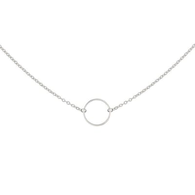 Mint15 Ketting Infinity Ring - Zilverkleur RVS/Stainless Steel