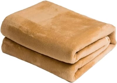 Verwarmde Deken - Elektrische Plaid - Warmte en Comfort - 3 Warmte Niveaus - 200x180cm - Geel