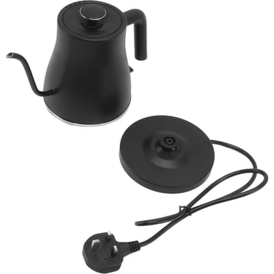 Elektrische waterkoker met zwanenhals, geschikt voor het opschenken van koffie en thee, roestvrijstalen waterkoker, nauwkeurige waterverwarmer. L