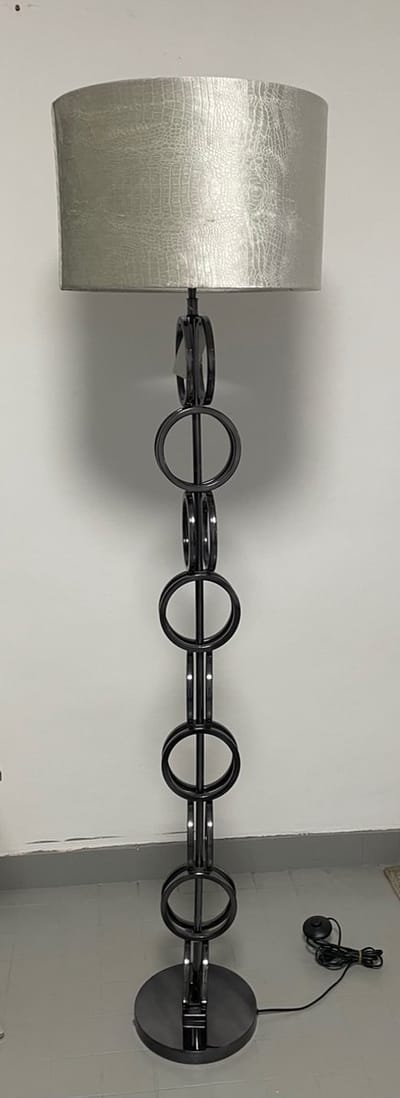 Staande lamp - Rings - Kuster Style - met croco kap