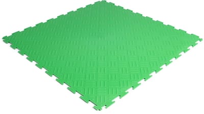 Rubbermagazijn - PVC kliktegel traanplaat groen 530x530x4mm - winkel - showroom - garage - prijs per stuk
