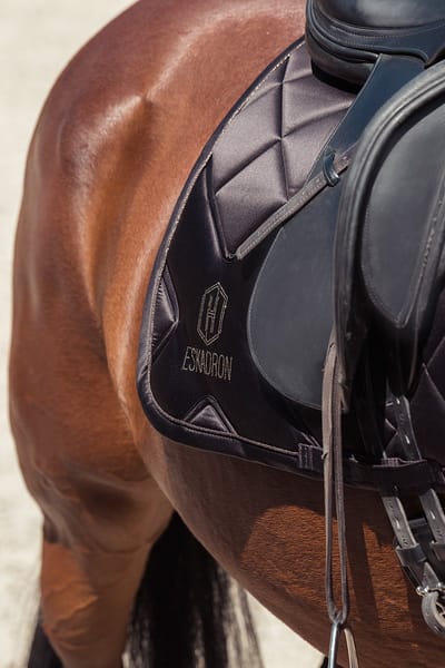 Eskadron Zadeldek Eskadron Heritage Bicross Mattgloss Dressuur Zwart