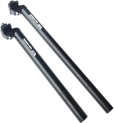 Fiets Zadelpen - Zadelstang Buizen - Comfortabel Fietsen - Verstelbare Hoek - 30.9 x 350mm - Zwart